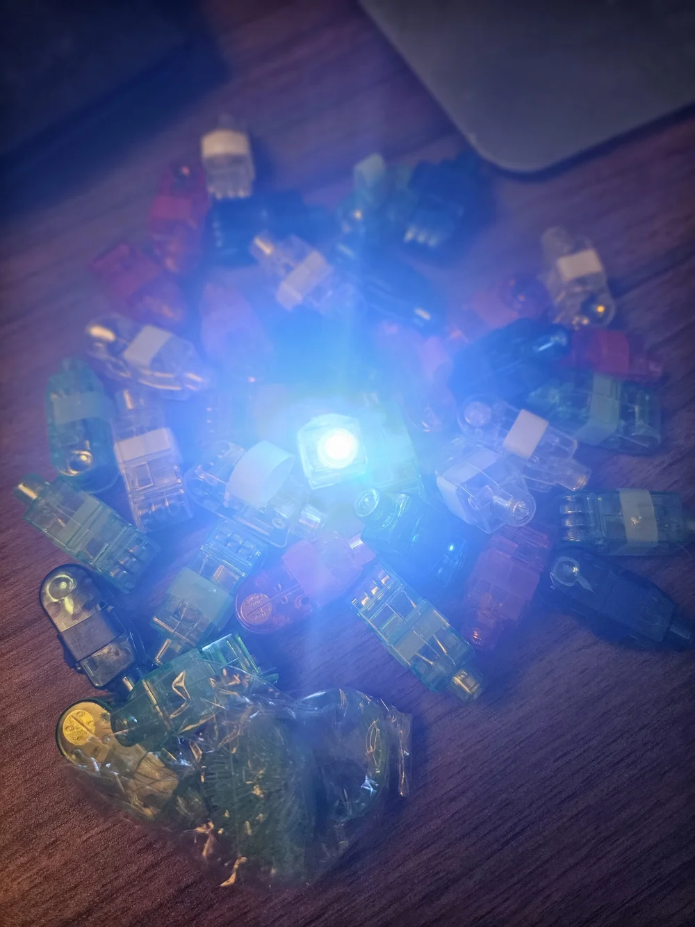 LED Fingertip Light Assortment (36) Plus Bonus Light Up Ring